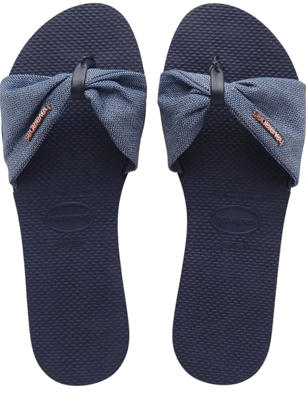 Havaianas Women's You St. Tropez Shine Sandals in blue